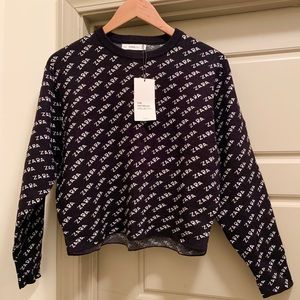 Zara Knit Logo Sweater